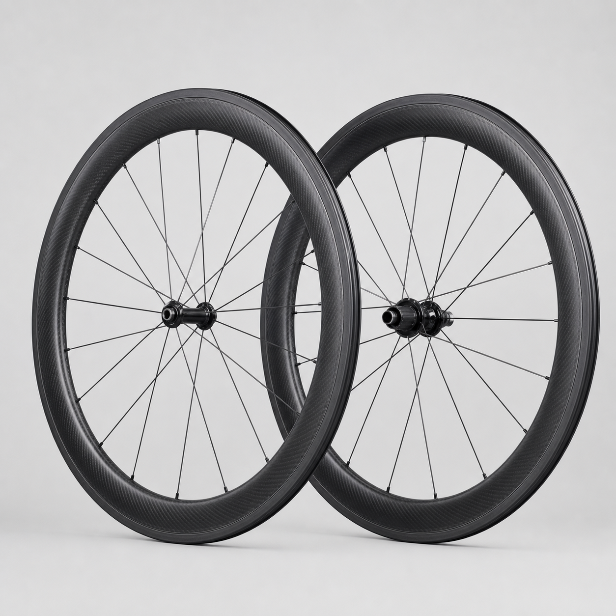 Unbranded carbon rim brake road bike wheelset product photo